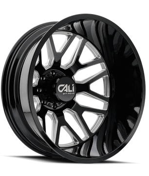 Cali Off-Road INVADER DUALLY 9115D Gloss Black Milled
