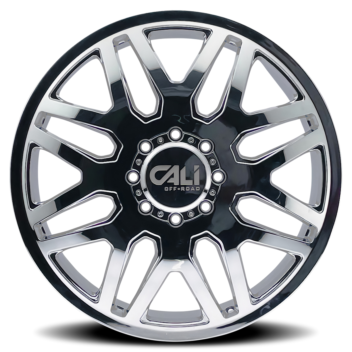 Cali Invader Cali Off-Road INVADER DUALLY 9115D 24x8.25 Chrome 115mm – TFS Wheels