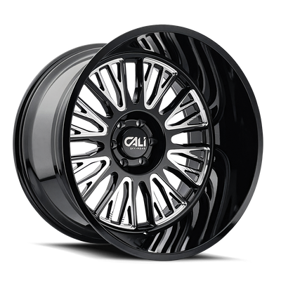 Cali Off-Road VERTEX 9116 Gloss Black Milled wheel