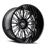 Cali Off-Road VERTEX 9116 Gloss Black Milled wheel