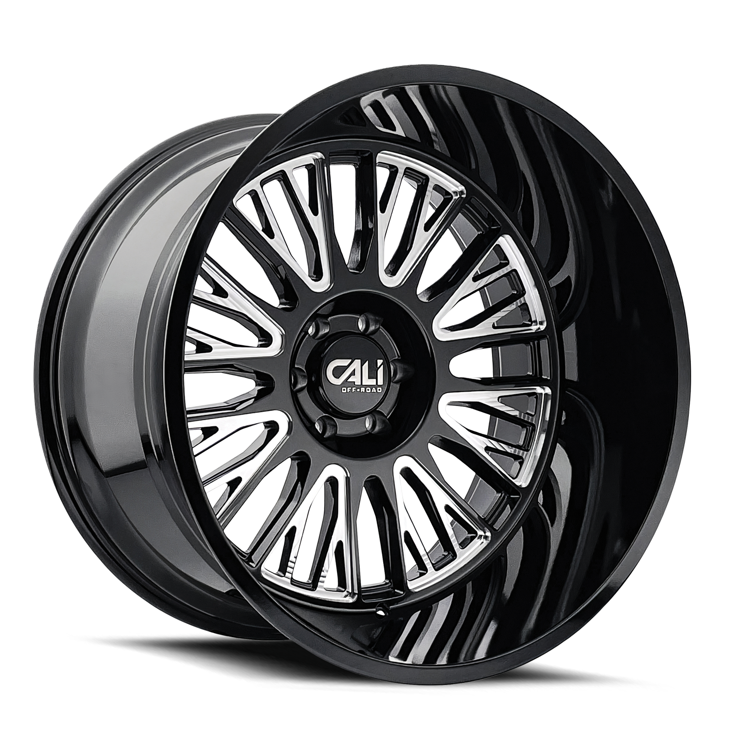 Cali Off-Road VERTEX 9116 Gloss Black Milled