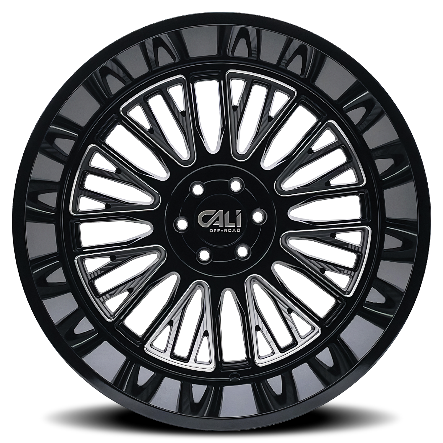 Cali Off-Road VERTEX 9116 Gloss Black Milled