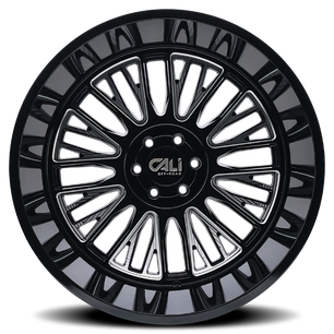 Cali Off-Road VERTEX 9116 Gloss Black Milled