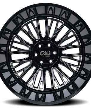 Cali Off-Road VERTEX 9116 Gloss Black Milled