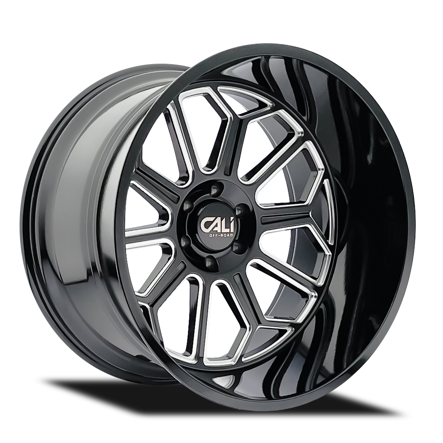 Cali Off-Road AUBURN 9117 Gloss Black Milled