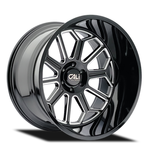 Cali Off-Road AUBURN 9117 Gloss Black Milled