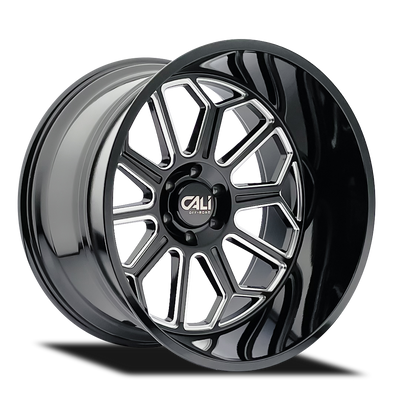Cali Off-Road Auburn Black with Milled Sp wheel