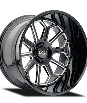 Cali Off-Road AUBURN 9117 Gloss Black Milled