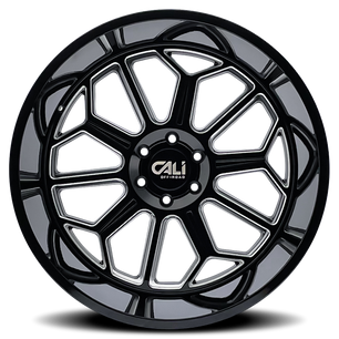 Cali Off-Road AUBURN 9117 Gloss Black Milled