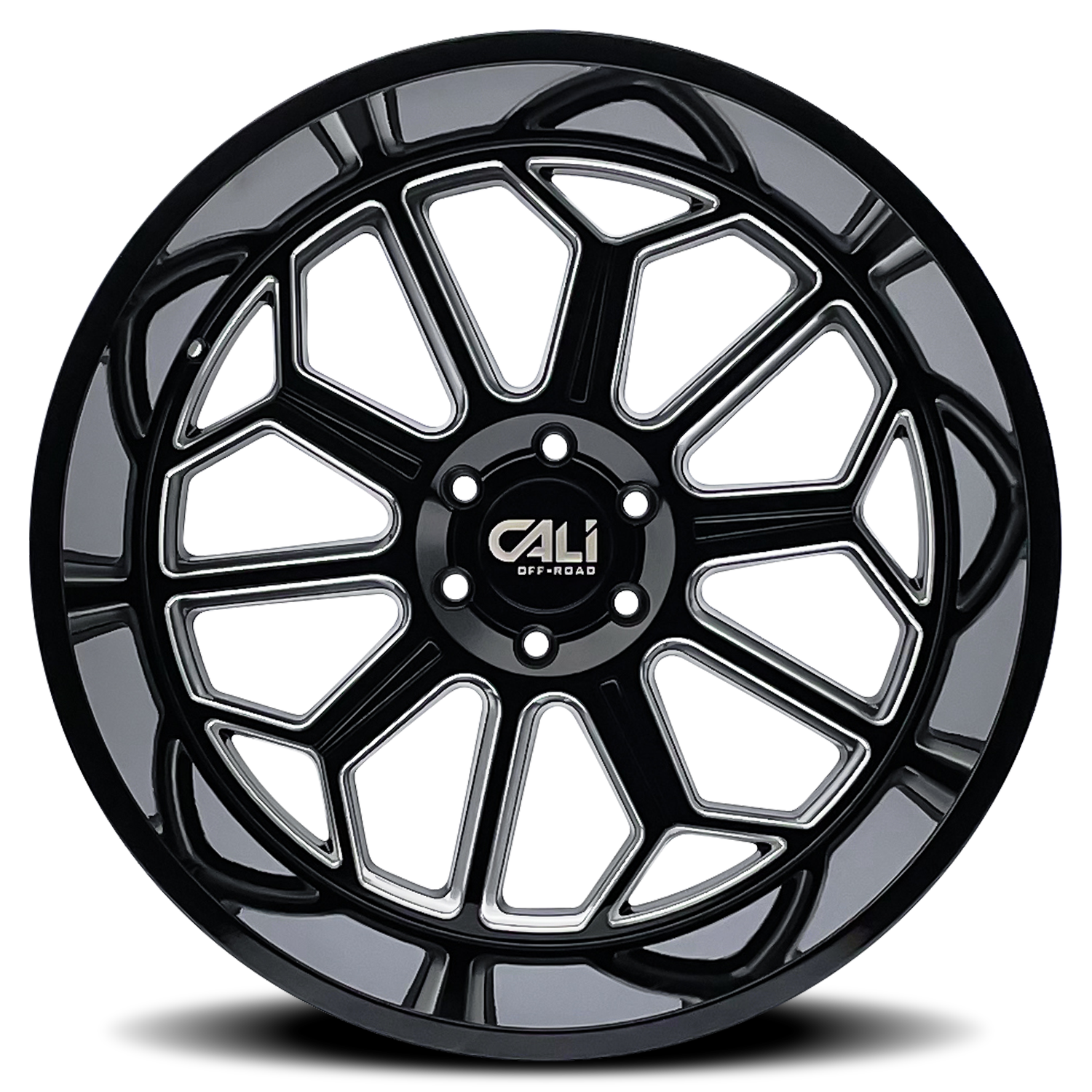 Cali Off-Road AUBURN 9117 Gloss Black Milled