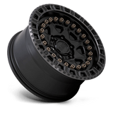 Black Rhino CARBINE 20x9 0mm Matte Black with Machined Tinted Ring & Bronze Bolts