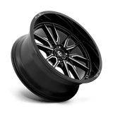 Fuel 1PC D761 CLASH 22x10 -18mm Gloss Black Milled