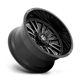 Fuel 1PC Clash 22x12 -44mm Gloss Black with Milled Spokes