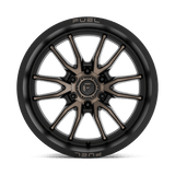 Fuel 1PC D762 CLASH 20x9 +1mm Matte Black Smoke Tint