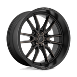 Fuel 1PC D762 CLASH 22x10 -18mm Matte Black Smoke Tint