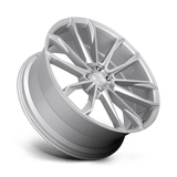DUB 1PC S248 CLOUT 24x10 +30mm Gloss Silver Brushed
