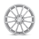 DUB 1PC S248 CLOUT 24x10 +30mm Gloss Silver Brushed