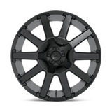 Fuel D437 Contra 20x9 +20 Satin Black heavy-duty truck wheel