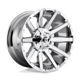 Fuel 1PC D614 CONTRA 20x9 +20mm Chrome Plated