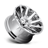 Fuel 1PC D614 CONTRA 20x9 +20mm Chrome Plated