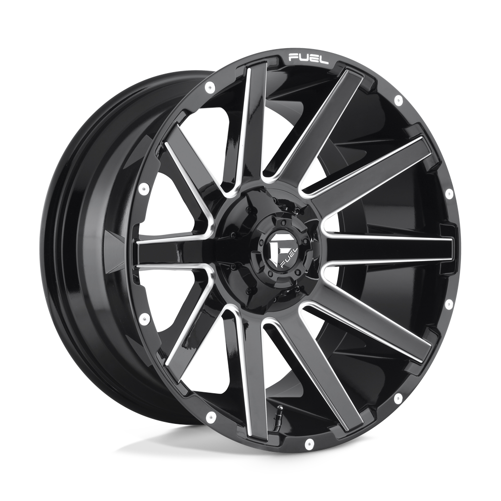 Fuel 1Pc D615 Contra Gloss Black Milled