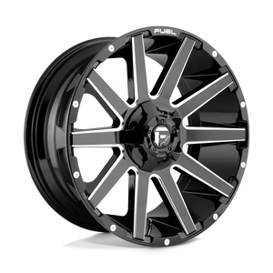 Fuel 1PC D615 CONTRA Black wheel