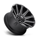 Fuel 1PC D616 CONTRA 20x9 +20mm Matte Black Milled