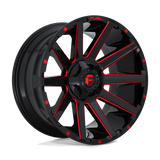 Fuel 1PC D643 CONTRA Black wheel