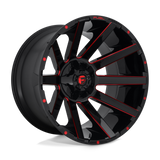 Fuel 1PC D643 CONTRA Black wheel