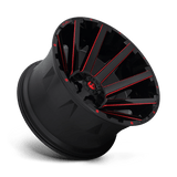 Fuel 1PC D643 CONTRA 24x14 -75mm Gloss Black Red Tinted Clear