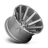 Fuel 1PC Contra 20x9 +19mm Brushed Gunmetal Gray with Smoke Tint