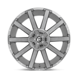 Fuel 1PC Contra 20x9 +19mm Brushed Gunmetal Gray with Smoke Tint