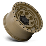 Black Rhino Convoy 17x8.5 -10 Matte Olive with a Simulated Beadlock   truck wheel