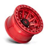 Fuel 1PC Covert BL 17x9 -15mm Gloss Red with True Beadlock