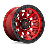 Fuel 1PC D695 COVERT 17x9 -12mm Candy Red Black Bead Ring