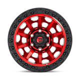 Fuel 1PC D695 COVERT 17x9 -12mm Candy Red Black Bead Ring