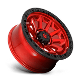 Fuel 1PC D695 COVERT 18x9 +20mm Candy Red Black Bead Ring (5x150)