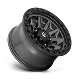 Fuel D716 Covert 18x9 Matte Gun Metal Black Bead Ring premium truck wheel