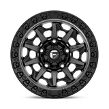 Fuel D716 Covert 18x9 Matte Gun Metal Black Bead Ring premium truck wheel