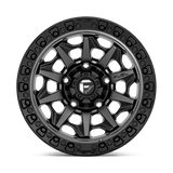 Fuel 1PC D716 COVERT 20x9 +1mm Matte Gun Metal Black Bead Ring