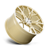 Cray Hammerhead 19x9 +38 Gloss Gold Mirror Cut Machined premium Euro wheel