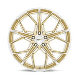 Cray Hammerhead 22x12 Gloss Gold Mirror Cut Machined premium Euro wheel