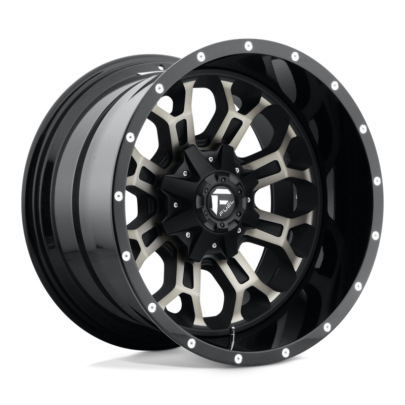 Fuel 1PC Crush Machined wheel