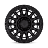 Fuel 1PC Cycle 17x8.5 +34mm Blackout Black with Simulated Beadlock