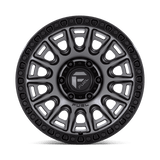 Fuel 1PC Cycle 17x8.5 +34mm Matte Gunmetal Gray with Black Simulated Beadlock