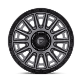 Fuel 1PC D835 CYCLE 20x9 +1mm Matte Gunmetal with Black Ring