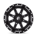 Fuel UTV D538 MAVERICK 15x10 0mm Matte Black Milled