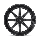 Fuel UTV D538 Maverick 22x7 Matte Black Milled 4x156 large UTV wheel