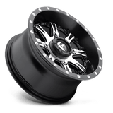 Fuel UTV D541 NUTZ UTV 14x7 +13mm Matte Black Machined