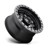 Fuel UTV D557 ANZA 14x7 +13 Matte Black Gun Metal Ring premium UTV wheel
